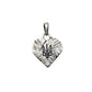 Silver Necklace 'Heart of Ukraine'